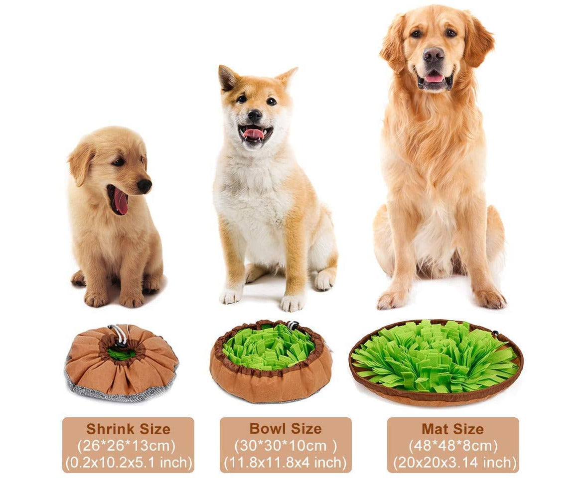 Dog Feeding Mats Snuffle Mats, Nosework Blanket Pet Snuffle Bowl